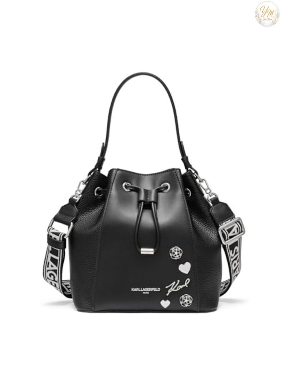 KARL LAGERFELD Adele Bucket Bag Handbag Non-Leather